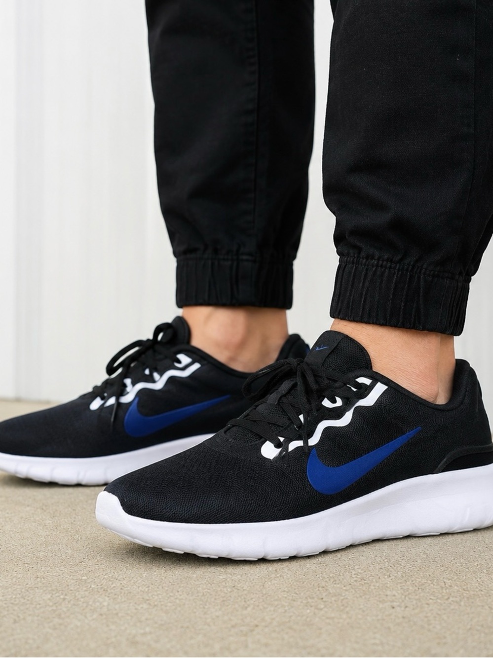 Nike Explore Strada Black Blue White Sneakers Men’s Size 6.5 CD7093-011